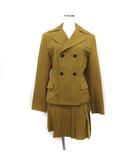 オゾンコミュニティ OZONE COMMUNITY パンツスーツ セットアップ ダブルジャケット ラップパンツ ショート丈 モスグリーン /FT8