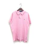 ポロ バイ ラルフローレン Polo by Ralph Lauren 国内正規品 ポロシャツ 半袖 ロゴマーク刺繍 鹿の子 コットン 綿 XL ピンク /FT48
