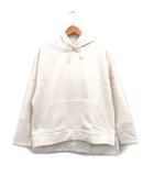  ミルクティー Milk tea タグ付き マタニティ服 プルオーバー パーカー 裏起毛 コットン アイボリー 白 /KT6