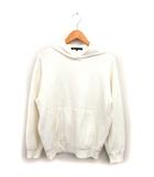 23区 オンワード樫山 ニット パーカー フーディ リブ ワイド 無地 40 オフホワイト /NT8
