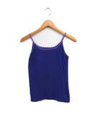 コットン ニット キャミソール パープル 紫 /FT45