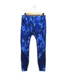 ナイキ NIKE 国内正規品 DRI-FIT タイツ レギンス 柄 スポーツウエア L ブルー 青 /FT26