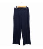 ワイドパンツ センタープレス フルレングス 40 インディゴ 紺 /FT29