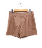 イエナ IENA ウール タック ショート パンツ 無地 36 ベージュ /FT7