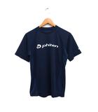  ファイテン Phiten プリント Tシャツ 半袖 丸首 バレーボール S ネイビー 紺 /FT23