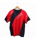 ミズノ MIZUNO 半袖 ウインドブレーカー ピステ シャツ スポーツウエア O レッド 赤 ブラック 黒 /FT31