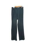 ストレート パンツ ウール シンプル 3 グリーン 緑 /KT6