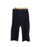 センソユニコ Senso unico LA BELLE HISTOIRE カーゴ クロップド パンツ 無地 コットン 綿 40 ブラック 黒 /FT36