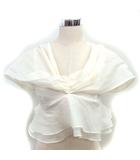 シフォン ビスチェ ギャザー シャーリング ONE アイボリー /NT2