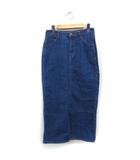 フリークスストア FREAKS STORE デニム タイトスカート ロング丈 スリット M ブルー 青 /FT32