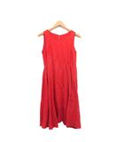 スピック&スパン Spick&Span ワンピース ノースリーブ ロング リネン シンプル オレンジ 橙色 /KT23