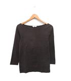 イエナ IENA カットソー Tシャツ 七分袖 コットン シンプル 0 ブラウン 茶 /KT26
