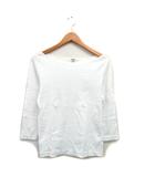 イエナ IENA カットソー Tシャツ 七分袖 ボートネック コットン シンプル ホワイト 白 /KT21