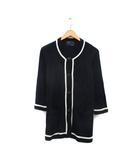 イエナ IENA ニット カーディガン 長袖 ウール シンプル ネイビー 紺 /KT1