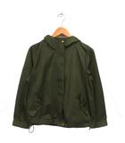 ビス ViS ミリタリーパーカー 比翼仕立て コットン混 アウター ジップアップ M カーキ /NT30