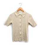 センスオブプレイス バイ アーバンリサーチ Sense of Place by Urban Research リブ ニット セーター シャツ 半袖 ラメブレンド One ベージュ /FT49