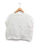 スナイデル SNIDEL ニット ベスト ケーブル編み ウール混 コットン 綿 F アイボリー 白 /FT37