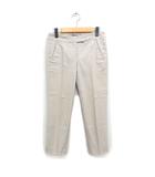 セオリー Theory サブリナ クロップド パンツ 無地 センタープレス コットン 綿 XO グレージュ /FT12