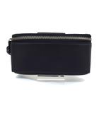  マイ MY__ ウエストポーチ ウエストバッグ レザータッチ ベルト ロゴ 黒 ブラック /NT35