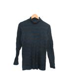 ギャバジンケーティー Gabardine K.T カットソー Tシャツ 長袖 タートルネック ウール ボーダー 11 グレー 灰 /KT25