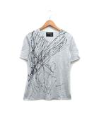 ギャバジンケーティー Gabardine K.T カットソー Tシャツ 半袖 Vネック 総柄 11 グレー 灰 /KT33