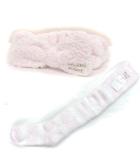 ジェラートピケ gelato pique タグ付き ルームウェア ヘアバンド ロングソックス 2点セット もこもこ ロゴ刺繍 ボーダー ピンク /NT3