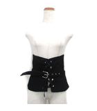 ユナイテッドトウキョウ UNITED TOKYO コルセット ベルト レースアップ コットン 1 ブラック 黒 /KT3