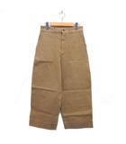 マカフィー MACPHEE トゥモローランド ベイカーパンツ ワークパンツ ワイド コットン 綿 ジップフライ 36 ベージュ /NT15