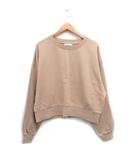 フーズフーチコ who's who Chico トレーナー  スウェット コットン シンプル F キャメル /KT11