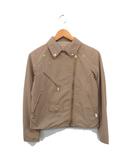 エフデ ef-de NECOBRAND ライダースジャケット シンプル 7 ベージュ /KT17