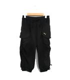 プーマ PUMA 国内正規品 STUDIO 3/4 トレーニングパンツ ロゴ S ブラック 黒 /KT15