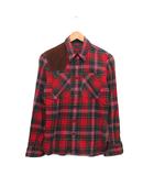 ラルフローレン RALPH LAUREN 国内正規品 シャツ ブラウス 長袖 胸ポケット コットン チェック 9 レッド 赤 /KT29