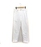 ミラオーウェン Mila Owen DENIM by EDWIN デニム ジーンズ スリム 無地 綿 1 ホワイト 白 /FT15