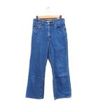 リーバイスプレミアム Levis PReMIUM デニム ジーンズ ハイウエスト ストレート 無地 25 ブルー 青 /FT17