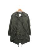 イネド INED モッズコート ミリタリー フード ミドル丈 シンプル 7 カーキ /KT25