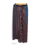 イエナ IENA 配色 ストライプ フレア スカート ロング丈 イレギュラーヘム 36 マルチカラー /FT17