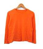 ダックス DAKS ニット セーター 長袖 ウール シンプル 44 オレンジ 橙色 /KT4