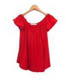 スサナ モナコ SUSANA MONACO タグ付き カットソー Tシャツ 半袖 シンプル XS レッド 赤 /KT30