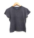SPORT Tシャツ カットソー クルーネック 半袖 無地 コットン アクリル S グレー 灰 /FT8