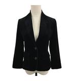 イエナ IENA NIEDIECK VELVET ジャケット テーラード シングル ベルベット 無地 長袖 黒 ブラック