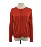 イエナ IENA アンサンブル カーディガン 長袖 カットソー 半袖 ニット ラウンドネック 無地 赤 レッド