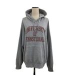  ペンシルベニア PENN パーカー フード プルオーバー スウェット ロゴ 長袖 F グレー 赤 レッド