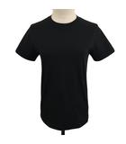  ORIVAR SAT loungedress カットソー Tシャツ ラウンドネック プルオーバー 無地 半袖 F 黒 ブラック