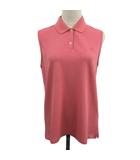 ブルックス BROOKS ポロシャツ プルオーバー 無地 ノースリーブ M ピンク