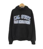 チャンピオン CHAMPION パーカー プルオーバー スウェット カレッジ スウェット S綿 黒 ブラック