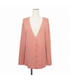 スキャパ SCAPA カーディガン ロング Vネック 44 ピンク