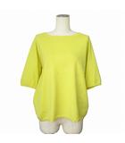 ザラ ZARA ニット 薄手 五分袖 S 黄 イエロー