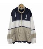 エレッセ ellesse ジャージ ジャケット フーデッド パーカー ポリエステル L ネイビー ホワイト ベージュ