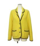 レトロ ヴィンテージ ジャケット 銀ボタン 黄
