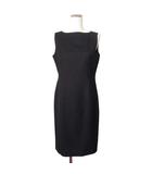 ワンピース ノースリーブ シルクウール 11 黒